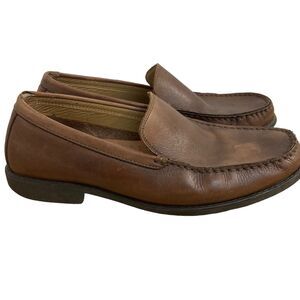 GH Bass Men’s Size 10.5 Brown Leather Loafers Slip On Casual Classic Comfort